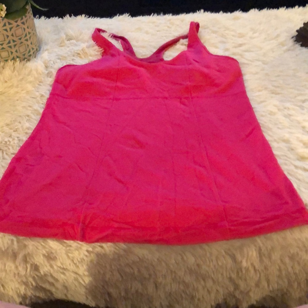 Lululemon tank size 12 pink
